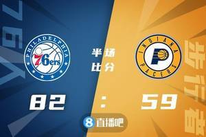 🏀恩比德45+13 马克西30+7 哈登11+14 76人送步行者8连败